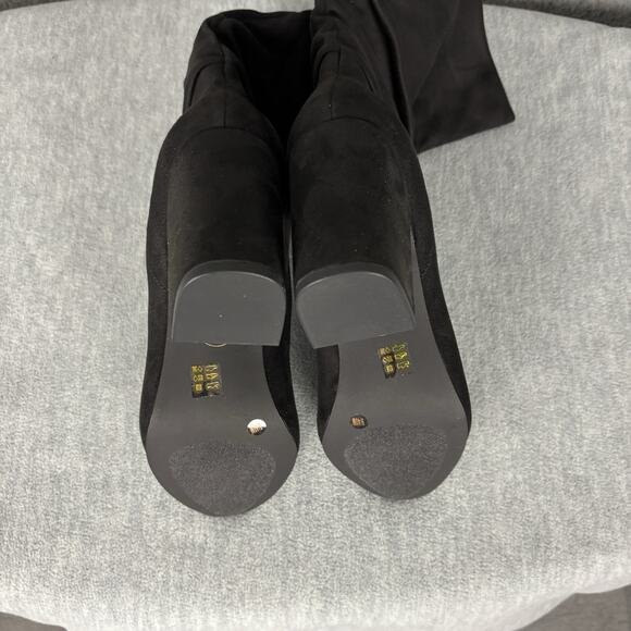 Chinese Laundry Womens Boots Size 9 Black Suedette office event goth - Picture 11 of 16